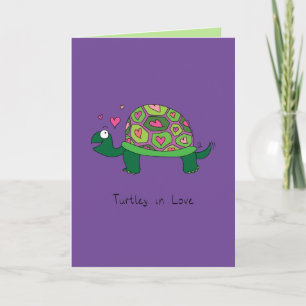 Turtley Verliefd - Valentijnskaart Kaart