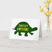 Turtley volledig Geweldige Kaart (Gele Bloem)