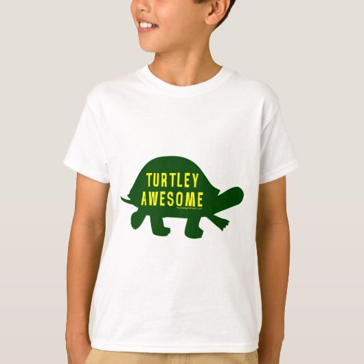 Turtley volledig Geweldige T-shirt (Voorkant)