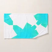 Turuqoise Green Blue Abstract Art Bath Towels Bad Handdoek (Handdoek)