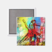 Tus Labios de Rubi - Uw robijn lippen print Magneet (Voorkant / Achterkant)