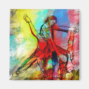 Tus Labios de Rubi - Uw robijn lippen print Magneet