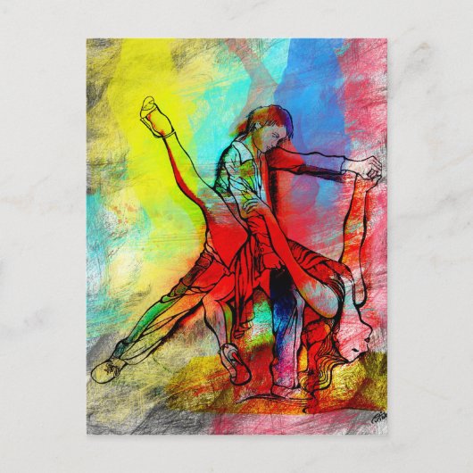 Tus Labios de Ruby - Tango Briefkaart (Voorkant)