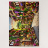 Tuscaans dorp Italië Middag Keienstraat Legpuzzel (Verticaal)
