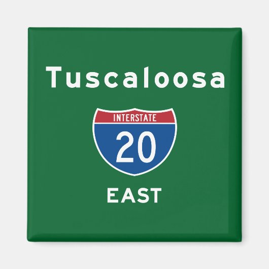 Tuscaloosa 20 magneet (Voorkant)
