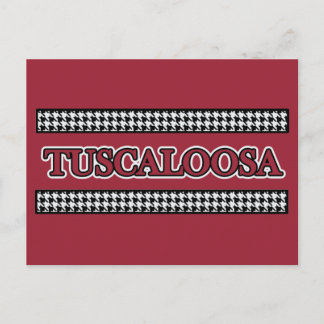 Tuscaloosa, AL Houndstooth - Briefkaart