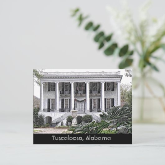 Tuscaloosa Alabama - ansichtkaart Briefkaart (Staand voorkant)