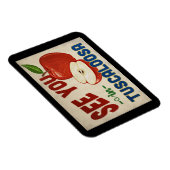 Tuscaloosa Alabama Apple - Vintage Travel Magneet (Rechterzijde)