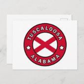 Tuscaloosa Alabama Briefkaart (Voorkant / Achterkant)
