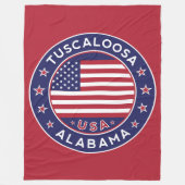 Tuscaloosa, Alabama Fleece Deken (Voorkant)