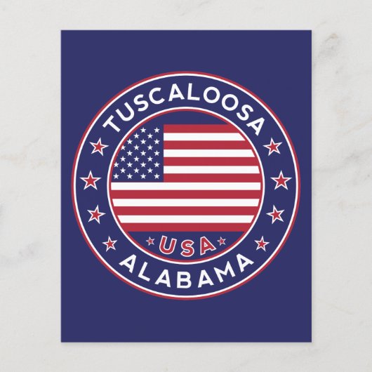 Tuscaloosa, Alabama Flyer (Voorkant)