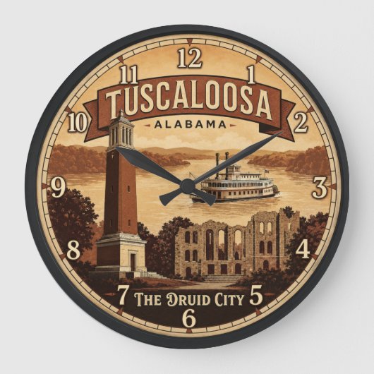 Tuscaloosa Alabama Grote Klok (Voorkant)