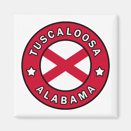 Tuscaloosa Alabama Magneet (Voorkant)