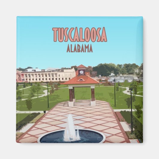 Tuscaloosa Alabama Magneet (Voorkant)
