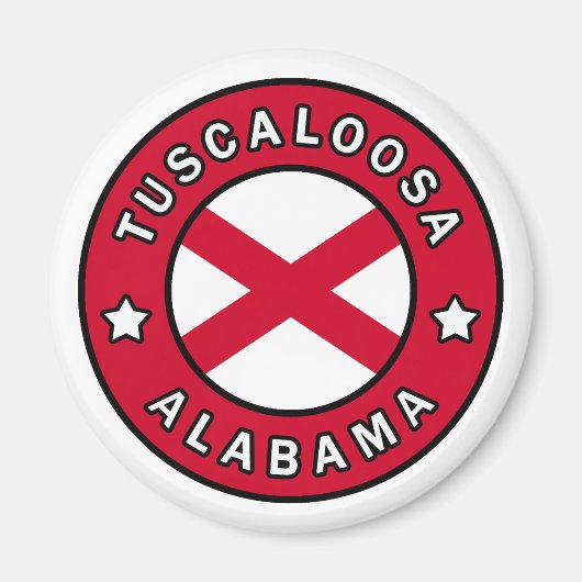 Tuscaloosa Alabama Magneet (Voorkant)