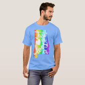 Tuscaloosa Alabama Map Rainbow T-shirt (Voorkant volledig)
