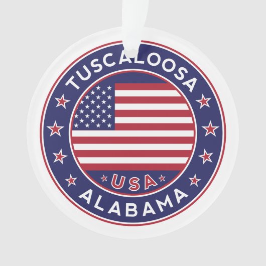 Tuscaloosa, Alabama Ornament (voorkant)