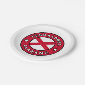 Tuscaloosa Alabama Papieren Bordje (Gekanteld)