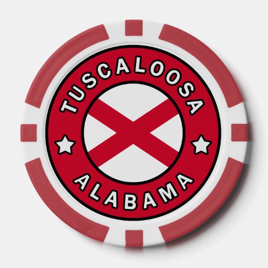 Tuscaloosa Alabama Poker Chips (Voorkant)