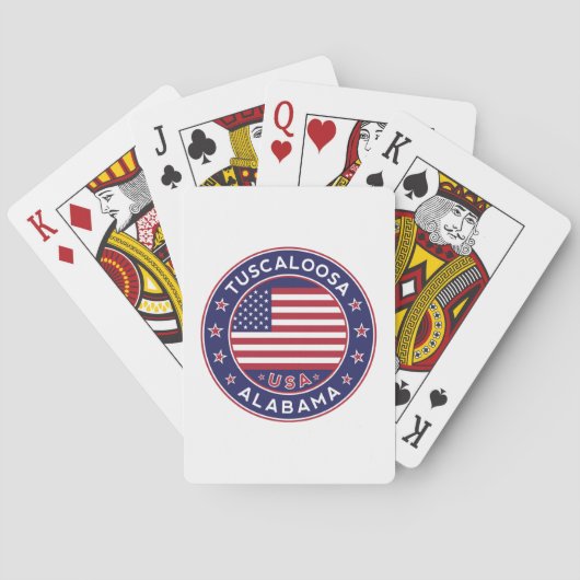 Tuscaloosa, Alabama Pokerkaarten (Achterkant)