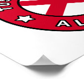 Tuscaloosa Alabama Poster (Hoek)