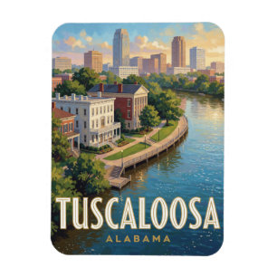 Tuscaloosa Alabama Riverwalk Reizen Magneet