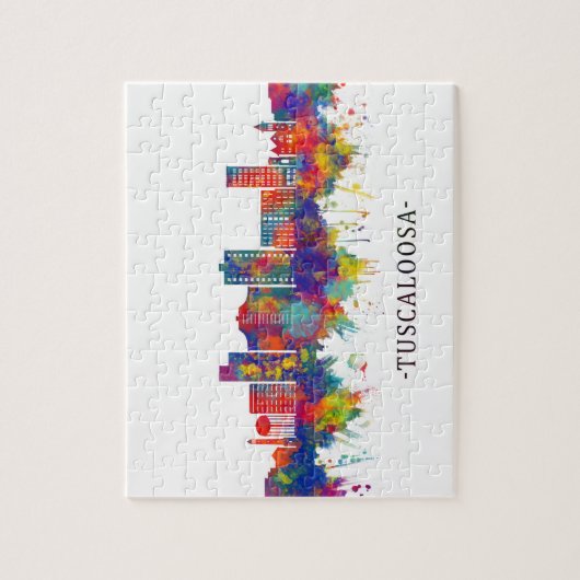 Tuscaloosa Alabama Skyline Legpuzzel (Verticaal)