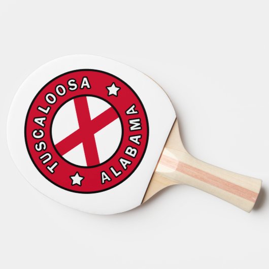 Tuscaloosa Alabama Tafeltennisbatje (Zijkant)