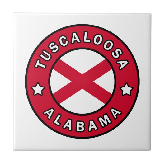 Tuscaloosa Alabama Tegeltje (Voorkant)