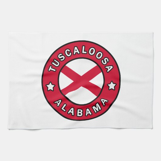 Tuscaloosa Alabama Theedoek (Horizontaal)