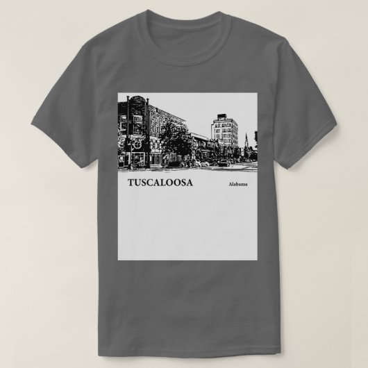 Tuscaloosa Alabama TShirt 3 (Design voorkant)