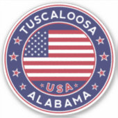 Tuscaloosa Alabama, Tuscaloosa Sticker (Voorkant)