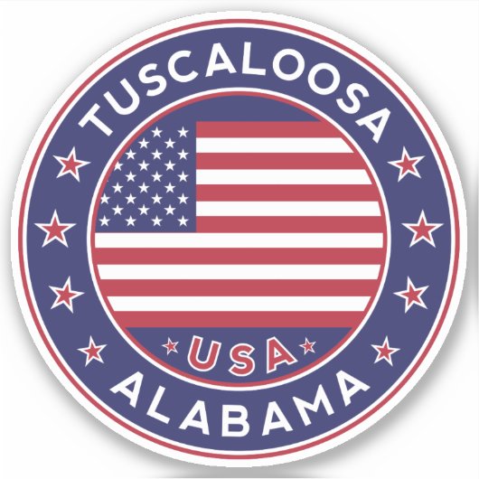 Tuscaloosa Alabama, Tuscaloosa Sticker (Voorkant)