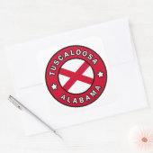 Tuscaloosa Alabama Vierkante Sticker (Envelop)