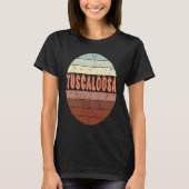 Tuscaloosa Alabama Waikiki Beach Sunset 4 Distres T-shirt (Voorkant)