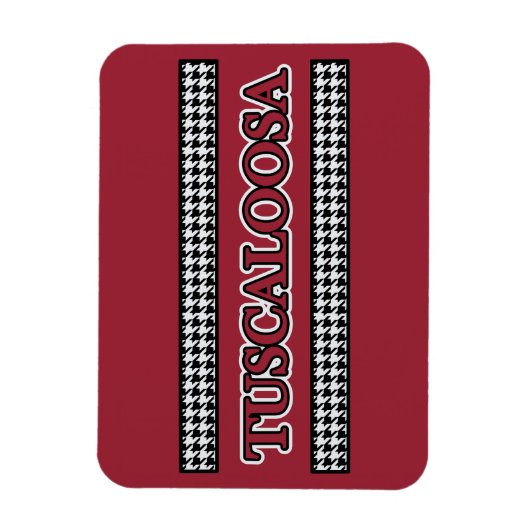 Tuscaloosa Houndstooth - Magneet (Verticaal)