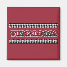Tuscaloosa Houndstooth - Magneet