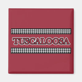 Tuscaloosa Houndstooth - Magneet