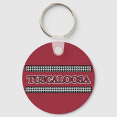 Tuscaloosa Houndstooth Sleutelhanger (Voorkant)
