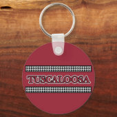 Tuscaloosa Houndstooth Sleutelhanger (Voorkant)