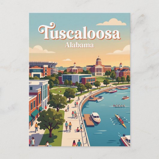 Tuscaloosa USA Briefkaart (Voorkant)