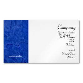 Tuscan Blue Magnetic Visitekaartjes Magnetisch Visitekaartje