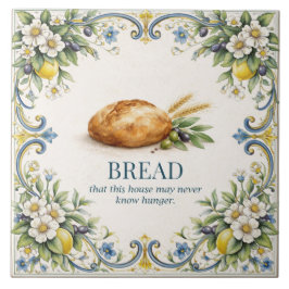 Tuscan Bread Keuken Zegen Mediterrane Tegeltje