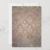 Tuscan Damask Elegant Layered Kaart (Voorkant)