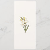 Tuscan Garden Urn Wedding Wedding Dinner Menu (Achterkant)