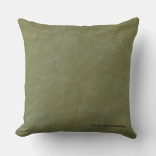 Tuscan Green Faux Stone Pattern Sierkussennen Kussen