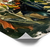 Tuscan Hills Village Landschaps poster (Hoek)
