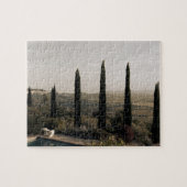 Tuscan landscape hidden behind cypresses (2024) legpuzzel (Horizontaal)