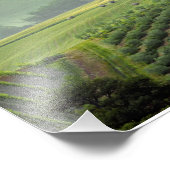 Tuscan ochtend foto afdruk (Hoek)