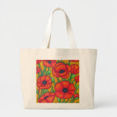 Tuscan Poppies Canvas tas (Voorkant)